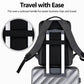REMOID laptop backpack with rear suitcase sleeve and padded shoulder straps