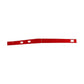 Decorative under-dashboard car sticker strip, red design with mounting slots