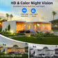 White E27 bulb security camera mounted outdoors on a wall under light