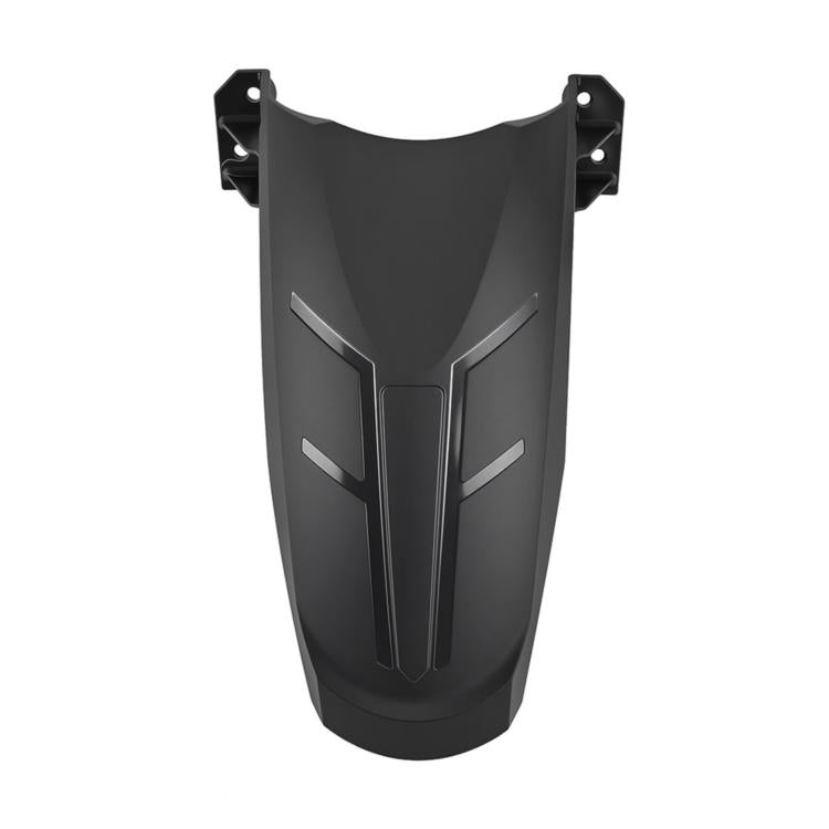Black rear mudguard fender guard with two side mounting tabs