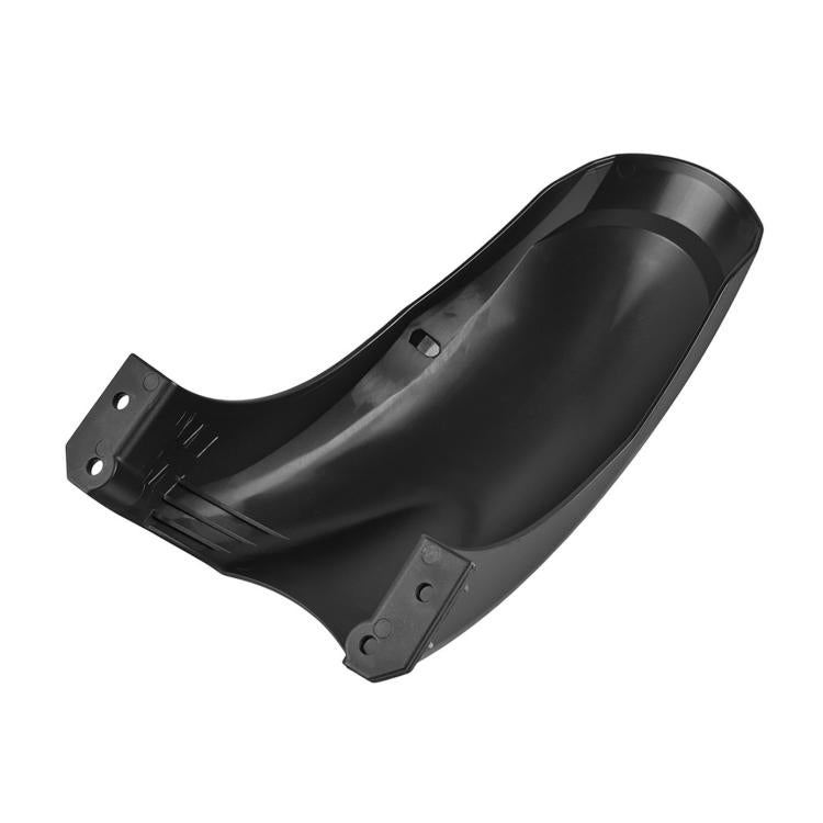 Black rear mudguard fender guard curved underside with front mounting bracket