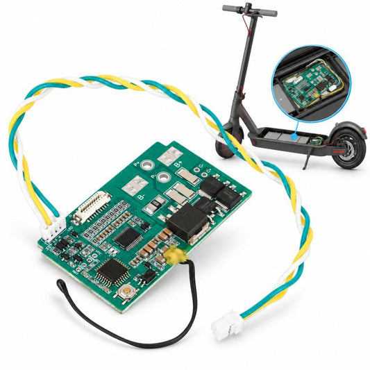 Electric scooter BMS protection board with multicolor wire harness