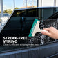 qili window tinting squeegee held against a car window for clean scraping