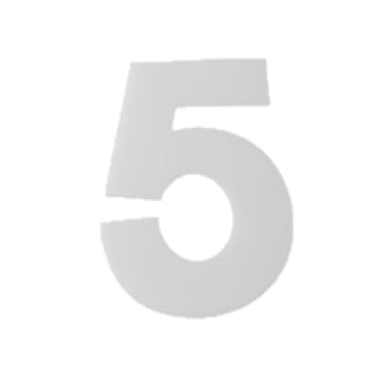 Gray number 5 cake mold, 2-piece set for cake decorating