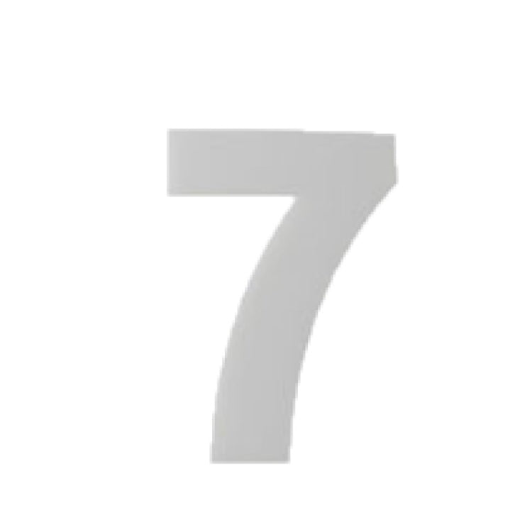 Gray number 7 cake mold, 2-piece set for cake decorating