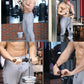 Arm-pulling trainer closeups with rope winder handle, carabiners, and weight plate