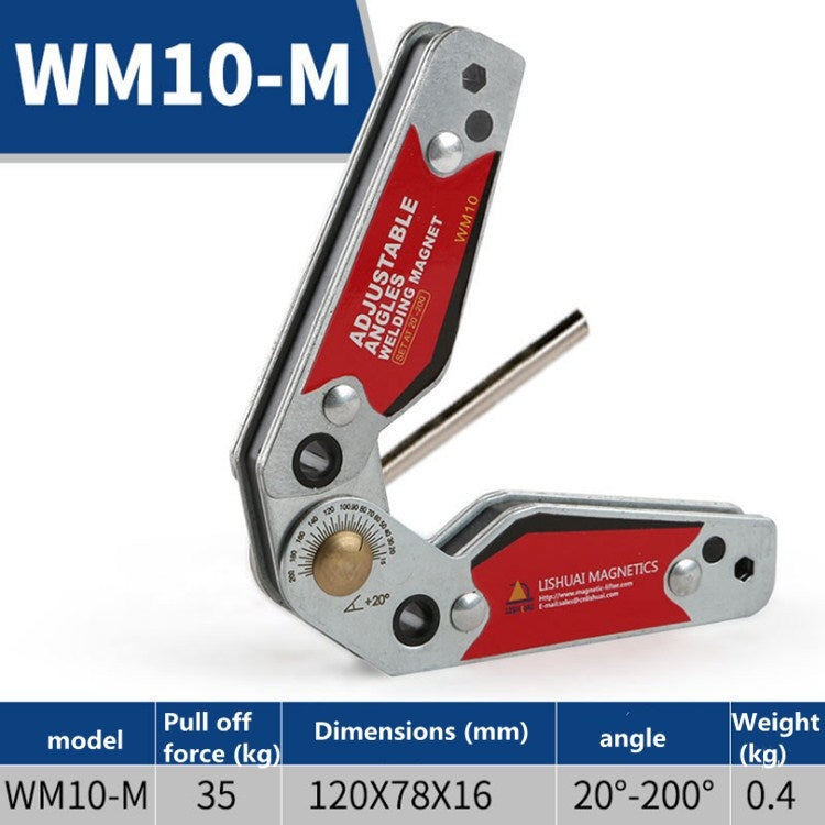 WM10-M adjustable magnetic welding locator fixture with angle gauge dial