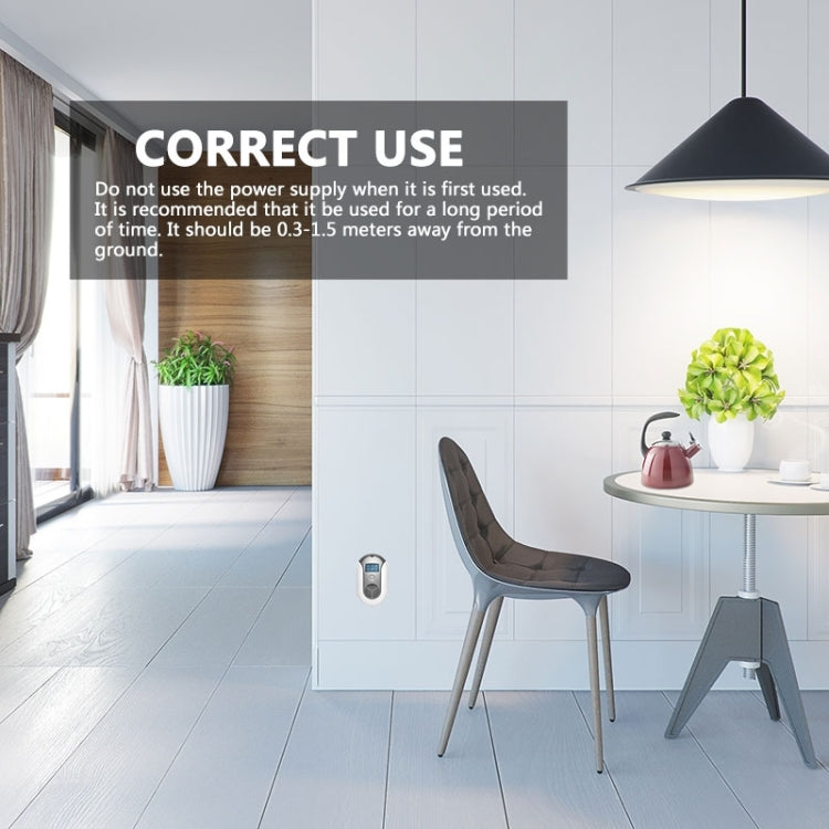 Wall-plug ultrasonic pest repeller device with small indicator body