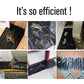 Rodent glue trap boards showing rodent capture on black adhesive mats