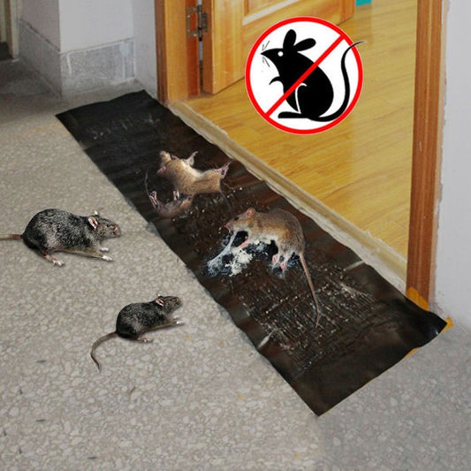 Rodent glue trap board for mice, long black adhesive sheet