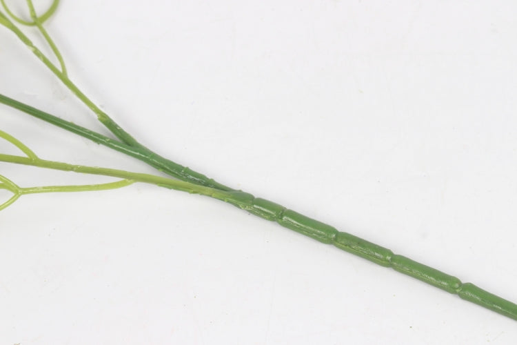 Artificial baby's breath stems bundle with green stems and small white flower clusters