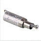 Silver holographic metal prop stick with coiled spring rings and chrome tip