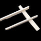 Ox bone guitar string bridge pillow pair with long bar and cross support