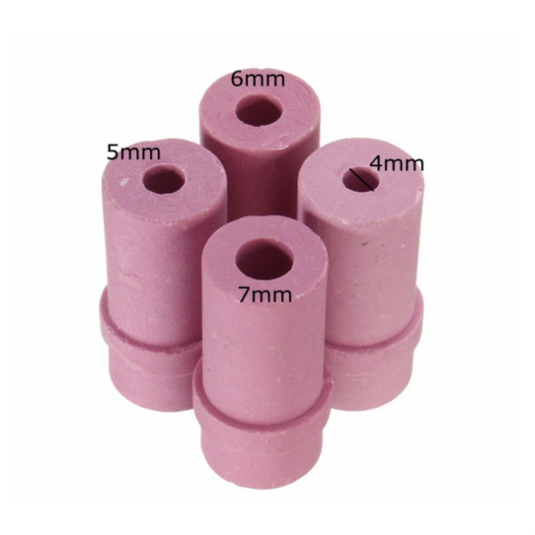 Purple abrasive nozzle tips for sandblasting tool with central holes