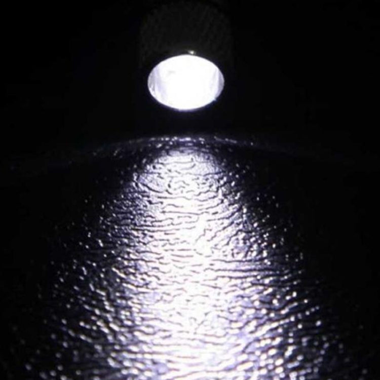 LED on folding saw carabiner emitting bright white light