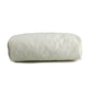White newborn positioning cushion bolster with rounded ends