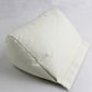 Cream newborn positioning cushion with visible stitched side seam
