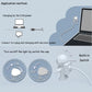 Astronaut USB LED desk lamp charging diagram with built-in on/off switch