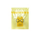 Yellow car garbage bag with cartoon face graphic and 'Nice every day' text