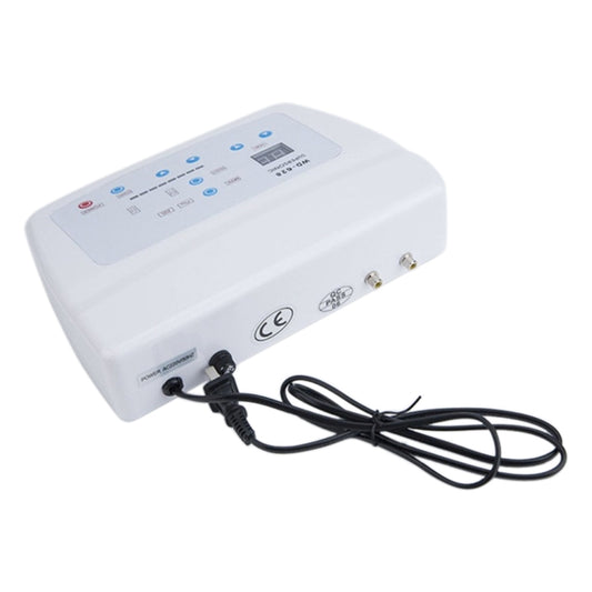 Ultrasonic skin care device console with power cable and control panel
