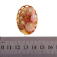 Mini doll house oval tray cosmetic set with pink bottles and gold embellishments