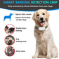 Dog bark detection training collar device with smart activation sensor for barking control