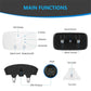 Dog bark stop training collar controller with LED display and USB charging terminals