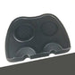 Non-slip corner coffee pressure pad, dark gray/black with four raised sections