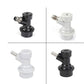 Ball lock keg disconnect connectors set in black and white