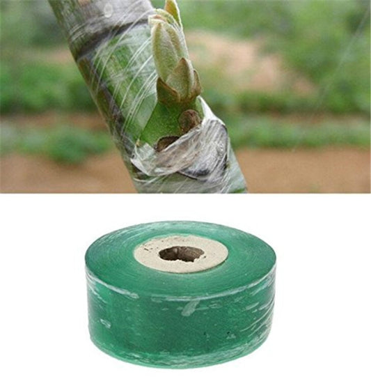 Green grafting tape film roll with center core, gardening grafting tape
