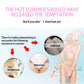 Electric body hair remover infographic for armpit, bikini, and limb hair removal