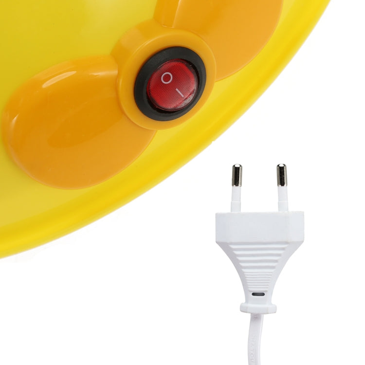 Mini electric cotton candy machine power switch with white plug attached