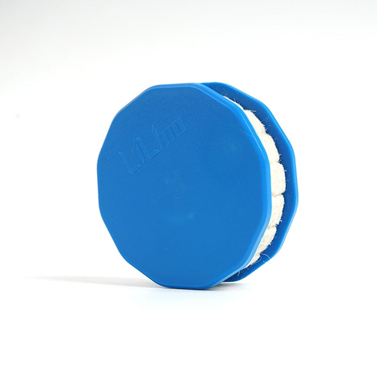 Blue felt roller pad for bicycle chain oiler