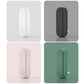 Compact ultrasonic mosquito repellent device shown in white, black, pink, and green