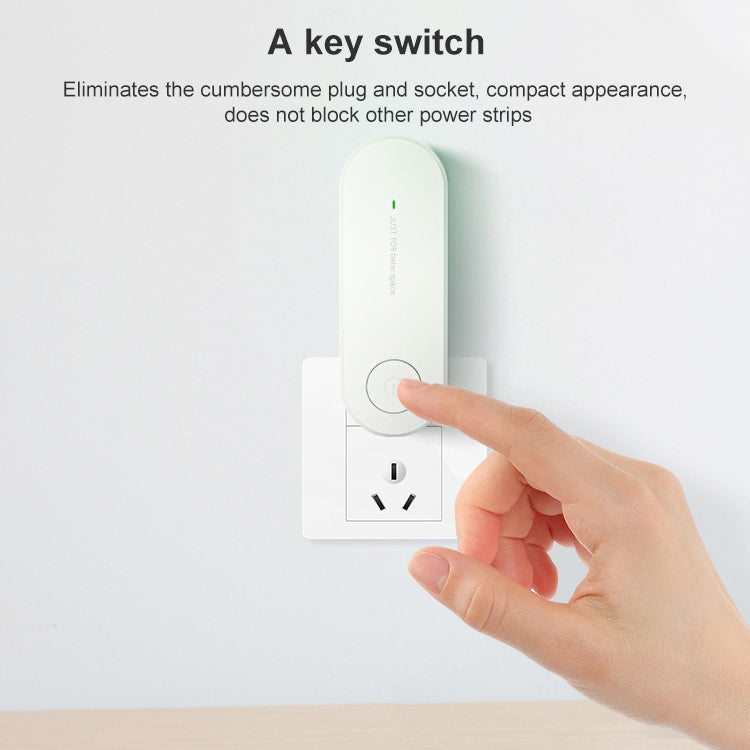 Ultrasonic mosquito repellent device with key switch for wall outlet control