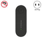Black ultrasonic mosquito repellent device with power button, US plug