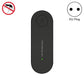 Black ultrasonic mosquito repellent electronic device with power button, EU plug