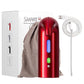 Red wine decanter with indicator lights, USB cable, and smart control box set