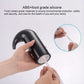 Black wine decanter pump with detachable spout and silicone-like nozzle end