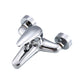 Wall-mounted shower mixer with lever handle and hose outlet