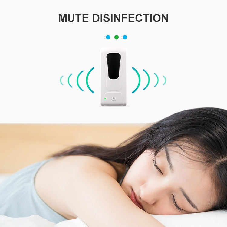 Automatic soap dispenser with mute disinfection indicator and sensor