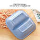Blue wheat-straw 2-in-1 seasoning dish with raised center divider