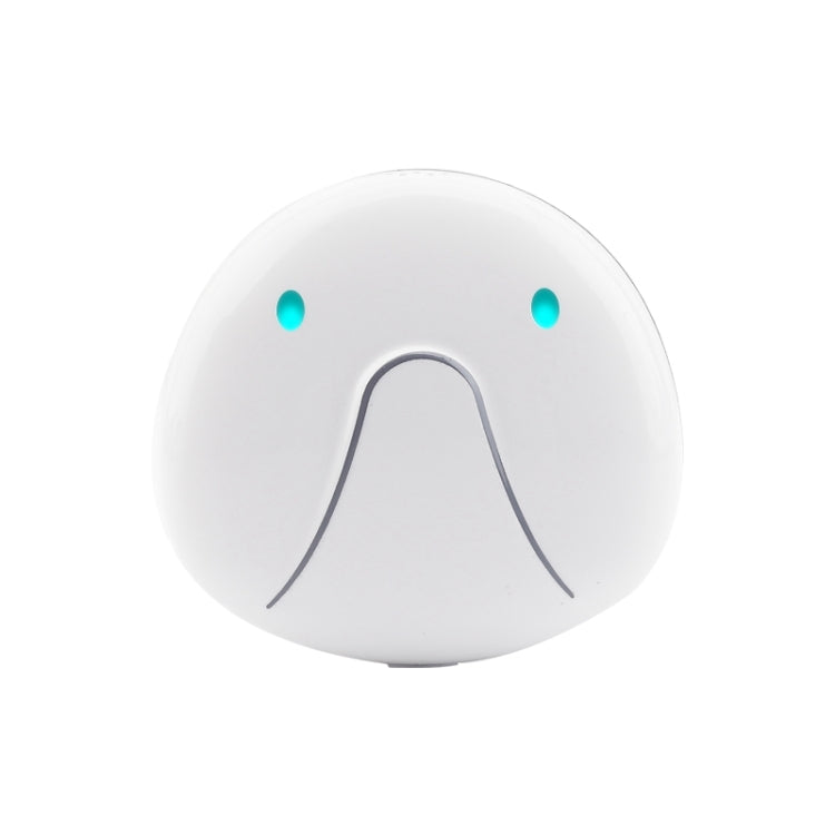 White mini GPS pet locator dome with two glowing indicator lights