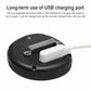 Black GPS pet locator bottom with USB charging port and cable