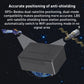 Dark gray anti-shield GPS tracker device with antenna housing