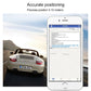 Smartphone displaying GPS vehicle monitoring screen