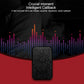 Black GPS location tracker with textured front panel