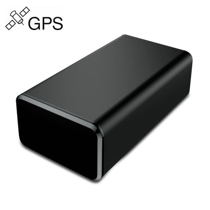 Black GPS vehicle locator mini tracker with smooth rounded edges