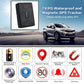 Black waterproof magnetic GPS tracker device with LED and charging ports