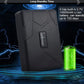 Black GPS tracker device with rugged case and TKSTAR logo badge